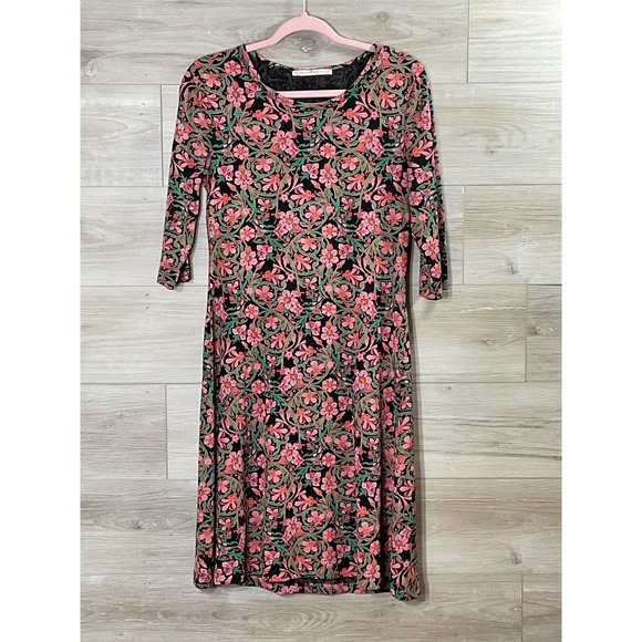 Peruvian Connection Dresses & Skirts - Peruvian Connection Dress Starflower 3/4 Sleeve Cotton Floral Size XS